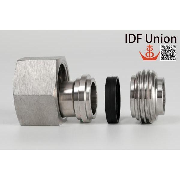 IDF Union Fittings, INOX Stainless Steel Hygienic Union Fittings, Dairy Fittings IDF - 食品/飲料/啤酒/釀造/製酒/牛乳/生技/製藥/化妝品/化工/淨水處理/個人照護/車輛/電子/半導體/食品飲料包裝機械/整廠規劃/整廠設備/廠務系統/衛生級配管工程用管件 IDF 食品衛生級由任(接頭、牙口、螺母、墊片)