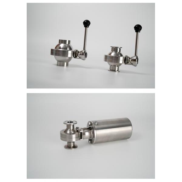 SANITARY HYGIENIC BALL VALVE with Tri Clamp Ferrule / Weld / 3A / IDF / RJT / BSM / CIP FLAT FACE / DIN 11851 / SMS 1145 threaded male connections, Inox/Stainless Steel - Manual, Pneumatic ... 食品/飲料/啤酒/釀造/製酒/牛乳/生技/製藥/化妝品/化工/淨水處理/個人照護/車輛/電子/半導體/食品飲料包裝機械/整廠規劃/整廠設備/廠務系統/衛生級配管工程用閥件 食品衛生級 球閥 手動, 氣動, Tri Clamp Ferrule / Weld / 3A / IDF / RJT / BSM / CIP FLAT FACE / DIN 11851 / SMS 1145 外牙接口