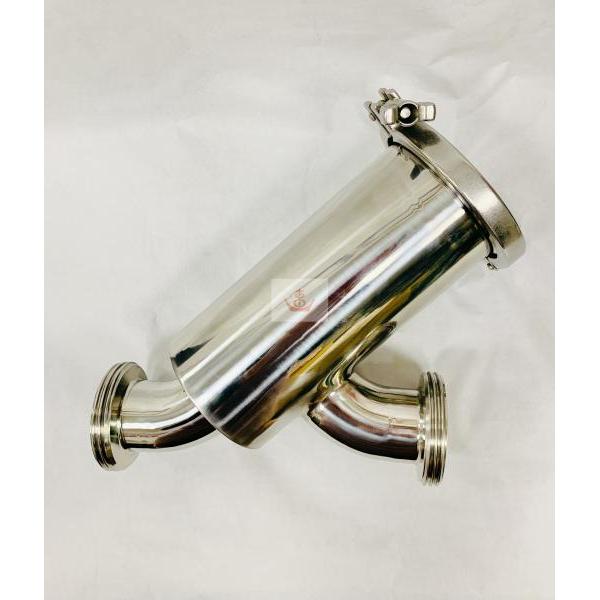 食品衛生級 過濾器 Y型 Inline Stainless Steel Sanitary HYGIENIC STRAINER Y type 食品/飲料/啤酒/釀造/製酒/牛乳/生技/製藥/化妝品/化工/淨水處理/個人照護/車輛/電子/半導體/食品飲料包裝機械/整廠規劃/整廠設備/廠務系統/衛生級配管工程用