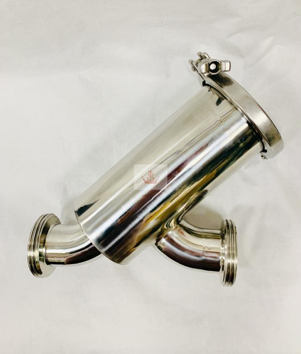 食品衛生級 過濾器 Y型 Inline Stainless Steel Sanitary HYGIENIC STRAINER Y type 食品/飲料/啤酒/釀造/製酒/牛乳/生技/製藥/化妝品/化工/淨水處理/個人照護/車輛/電子/半導體/食品飲料包裝機械/整廠規劃/整廠設備/廠務系統/衛生級配管工程用