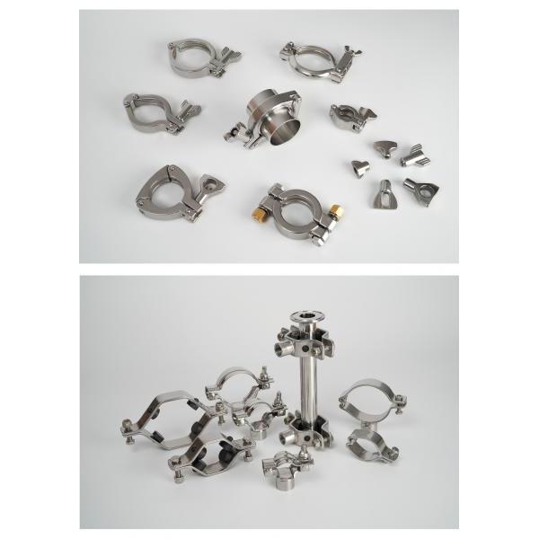 03 SANITARY HYGIENIC TRI CLAMPS, TUBE SUPPORTS HANGERS ( INOX STAINLESS STEEL ) : Tri Clamps, Single Hinge Clamps, Double Hinge Clamps, Heavy Duty Clamps, Light Clamp, 3-pieces Clamp, High Pressure Clamp, I-Line Clamp, Q-Line Clamp, Tube Support, Tube Hanger